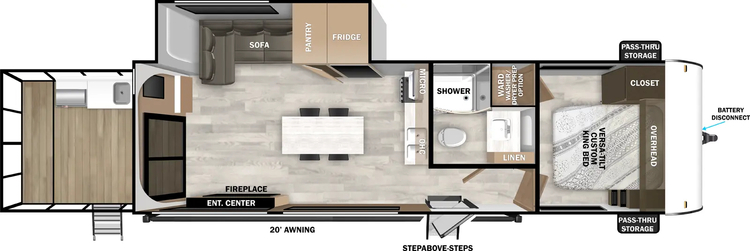 2025 FOREST RIVER WILDWOOD 32VERANDA